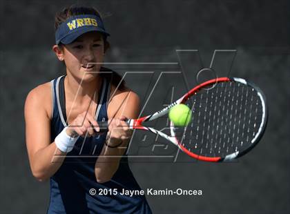 Thumbnail 2 in Foothill League Girls Tennis Championships photogallery.