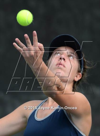 Thumbnail 3 in Foothill League Girls Tennis Championships photogallery.