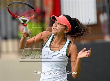 Thumbnail 2 in Foothill League Girls Tennis Championships photogallery.