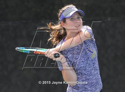 Thumbnail 3 in Foothill League Girls Tennis Championships photogallery.