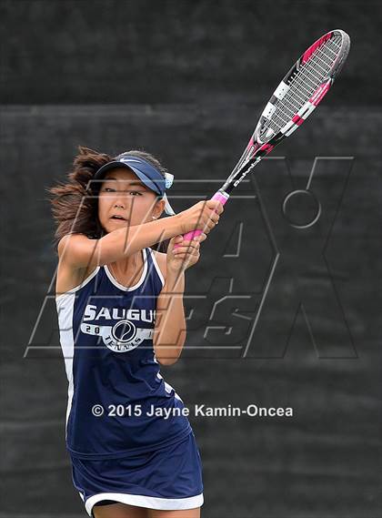 Thumbnail 3 in Foothill League Girls Tennis Championships photogallery.