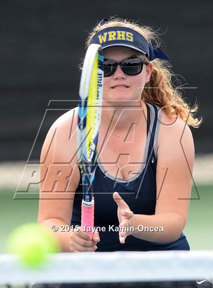 Thumbnail 3 in Foothill League Girls Tennis Championships photogallery.