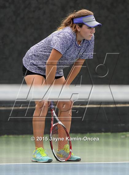 Thumbnail 3 in Foothill League Girls Tennis Championships photogallery.