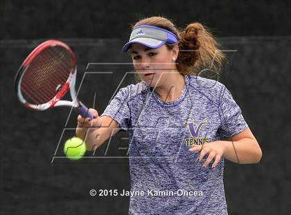 Thumbnail 1 in Foothill League Girls Tennis Championships photogallery.