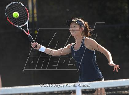 Thumbnail 3 in Foothill League Girls Tennis Championships photogallery.