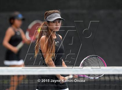 Thumbnail 1 in Foothill League Girls Tennis Championships photogallery.