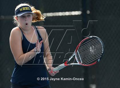 Thumbnail 3 in Foothill League Girls Tennis Championships photogallery.
