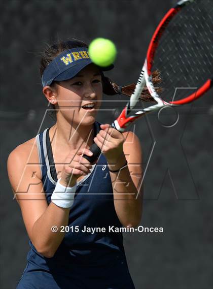 Thumbnail 1 in Foothill League Girls Tennis Championships photogallery.
