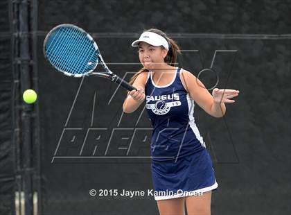 Thumbnail 1 in Foothill League Girls Tennis Championships photogallery.