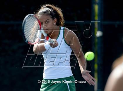 Thumbnail 1 in Foothill League Girls Tennis Championships photogallery.
