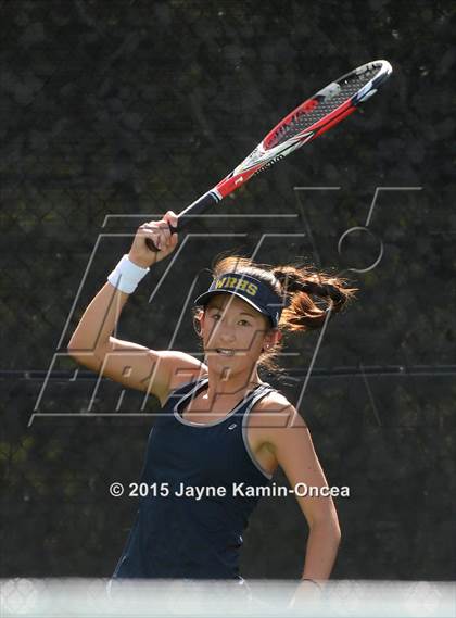 Thumbnail 1 in Foothill League Girls Tennis Championships photogallery.