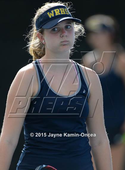Thumbnail 1 in Foothill League Girls Tennis Championships photogallery.