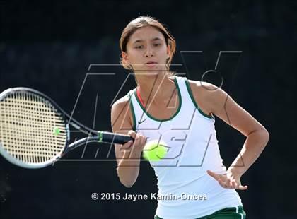Thumbnail 2 in Foothill League Girls Tennis Championships photogallery.