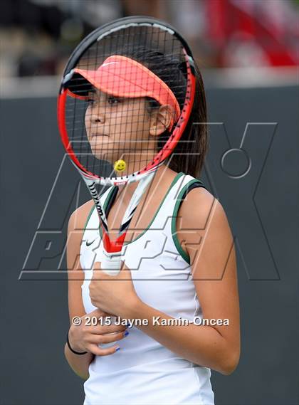 Thumbnail 2 in Foothill League Girls Tennis Championships photogallery.