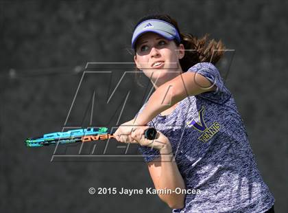 Thumbnail 2 in Foothill League Girls Tennis Championships photogallery.