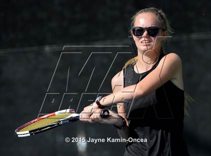 Thumbnail 1 in Foothill League Girls Tennis Championships photogallery.