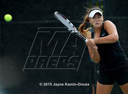 Thumbnail 2 in Foothill League Girls Tennis Championships photogallery.