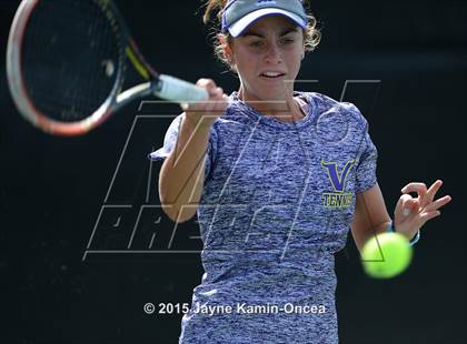 Thumbnail 2 in Foothill League Girls Tennis Championships photogallery.