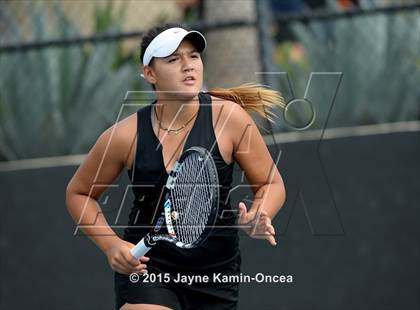 Thumbnail 1 in Foothill League Girls Tennis Championships photogallery.