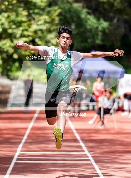 Thumbnail 2 in CIF NCS Track & Field Meet of Champions (Boys Triple Jump) photogallery.