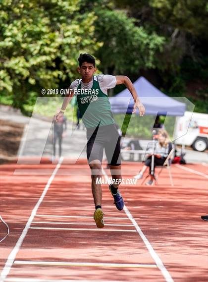 Thumbnail 2 in CIF NCS Track & Field Meet of Champions (Boys Triple Jump) photogallery.