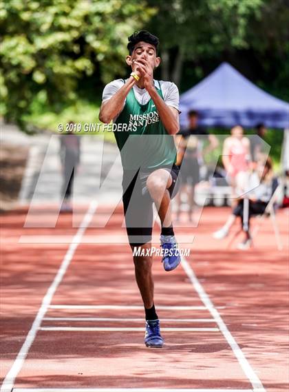 Thumbnail 3 in CIF NCS Track & Field Meet of Champions (Boys Triple Jump) photogallery.