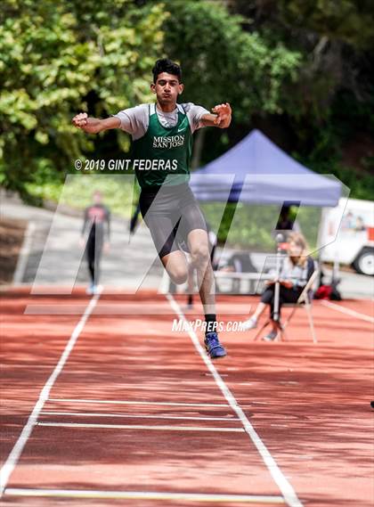 Thumbnail 2 in CIF NCS Track & Field Meet of Champions (Boys Triple Jump) photogallery.