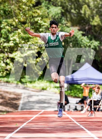 Thumbnail 3 in CIF NCS Track & Field Meet of Champions (Boys Triple Jump) photogallery.