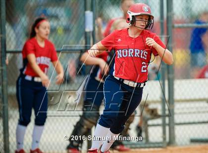 Thumbnail 3 in Norris vs. Lincoln Southwest (Lincoln Public Schools Softball Classic) photogallery.