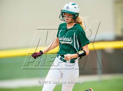 Thumbnail 2 in Norris vs. Lincoln Southwest (Lincoln Public Schools Softball Classic) photogallery.