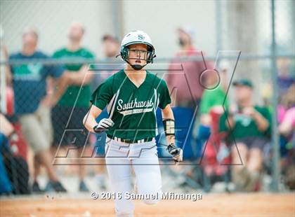 Thumbnail 2 in Norris vs. Lincoln Southwest (Lincoln Public Schools Softball Classic) photogallery.