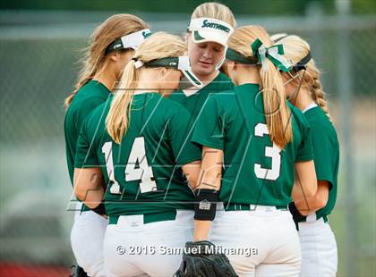 Thumbnail 1 in Norris vs. Lincoln Southwest (Lincoln Public Schools Softball Classic) photogallery.