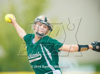 Thumbnail 2 in Norris vs. Lincoln Southwest (Lincoln Public Schools Softball Classic) photogallery.