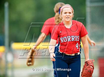 Thumbnail 2 in Norris vs. Lincoln Southwest (Lincoln Public Schools Softball Classic) photogallery.