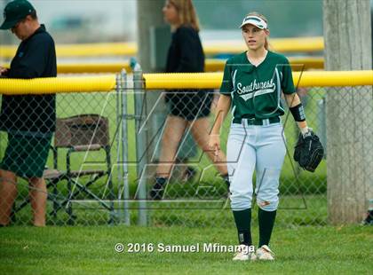 Thumbnail 2 in Norris vs. Lincoln Southwest (Lincoln Public Schools Softball Classic) photogallery.
