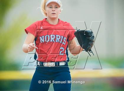 Thumbnail 1 in Norris vs. Lincoln Southwest (Lincoln Public Schools Softball Classic) photogallery.