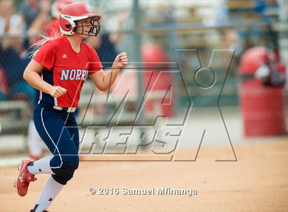 Thumbnail 3 in Norris vs. Lincoln Southwest (Lincoln Public Schools Softball Classic) photogallery.