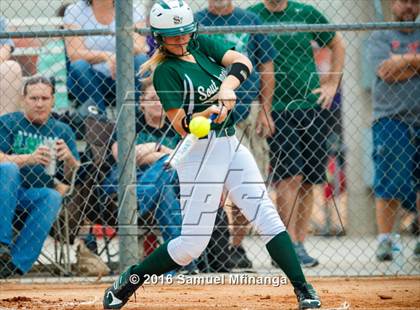 Thumbnail 3 in Norris vs. Lincoln Southwest (Lincoln Public Schools Softball Classic) photogallery.