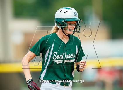 Thumbnail 1 in Norris vs. Lincoln Southwest (Lincoln Public Schools Softball Classic) photogallery.