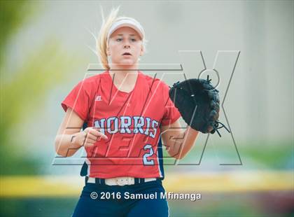 Thumbnail 2 in Norris vs. Lincoln Southwest (Lincoln Public Schools Softball Classic) photogallery.