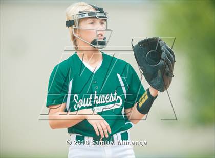 Thumbnail 3 in Norris vs. Lincoln Southwest (Lincoln Public Schools Softball Classic) photogallery.