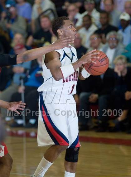 Thumbnail 2 in Modesto Christian vs. St. Mary's (CIF NorCal Semifinals) photogallery.
