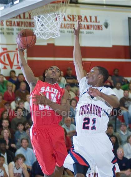 Thumbnail 2 in Modesto Christian vs. St. Mary's (CIF NorCal Semifinals) photogallery.