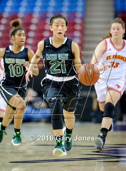 Thumbnail 3 in Castro Valley vs. St. Francis (CIF NorCal Regional D1 Final) photogallery.