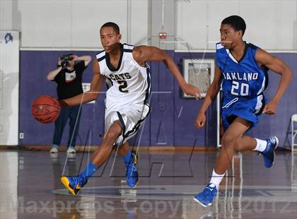 Thumbnail 2 in Oakland vs. West Ranch (St. Hope Elite Hoops Classic) photogallery.