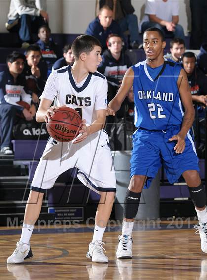 Thumbnail 2 in Oakland vs. West Ranch (St. Hope Elite Hoops Classic) photogallery.