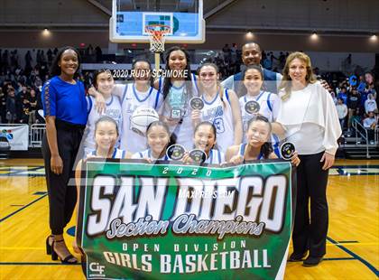 Thumbnail 2 in Cathedral Catholic vs. La Jolla Country Day (CIF SDS Girls Open Divistion Finals) photogallery.