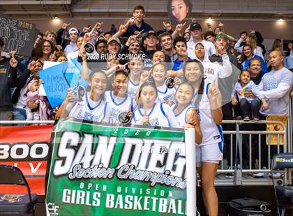 Thumbnail 3 in Cathedral Catholic vs. La Jolla Country Day (CIF SDS Girls Open Divistion Finals) photogallery.