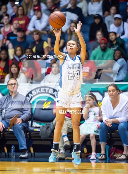 Thumbnail 3 in Cathedral Catholic vs. La Jolla Country Day (CIF SDS Girls Open Divistion Finals) photogallery.