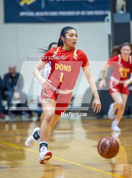 Thumbnail 3 in Cathedral Catholic vs. La Jolla Country Day (CIF SDS Girls Open Divistion Finals) photogallery.